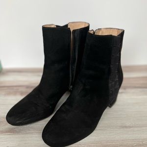 Nine West Cross Detail Ankle Boot